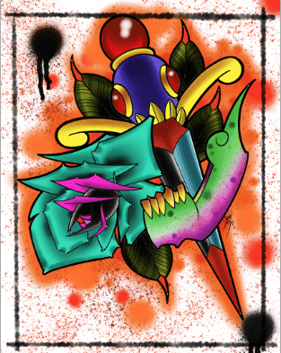 Black Market Art Company Broken Jaws Dont Speak Print - Black Market Art Company - Flyclothing LLC