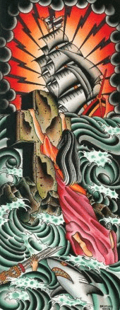 Black Market Art Company Rock Of Ages & Skate Deck Print - Black Market Art Company - Flyclothing LLC