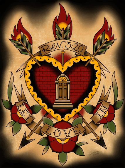 Black Market Art Company Let Love In Print - Black Market Art Company - Flyclothing LLC