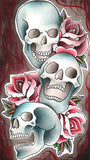 Black Market Art Company Skull Trilogy Print - Black Market Art Company - Flyclothing LLC
