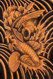 Black Market Art Company Skull & Koi Print - Black Market Art Company - Flyclothing LLC
