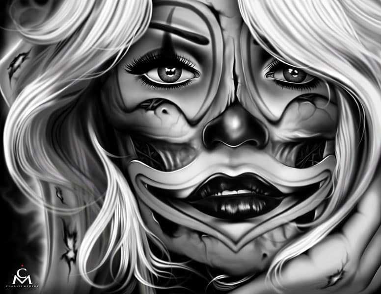 Black Market Art Company Smile Now Die Later Print - Black Market Art Company - Flyclothing LLC