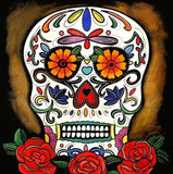 Black Market Art Company Smith& Sugar Skull Print - Black Market Art Company - Flyclothing LLC