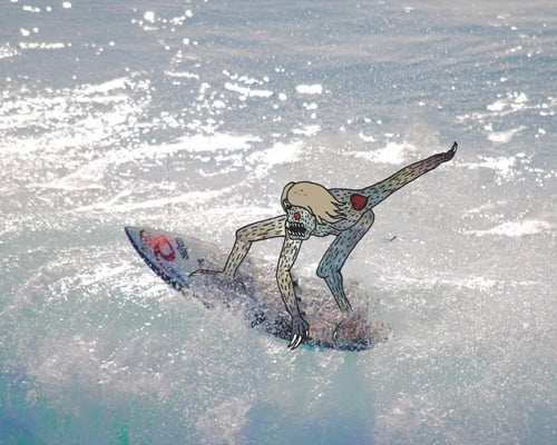 Black Market Art Company Surfer 2 Print - Black Market Art Company - Flyclothing LLC