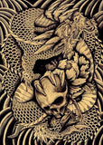 Black Market Art Company Dragon & Skull Print - Black Market Art Company - Flyclothing LLC