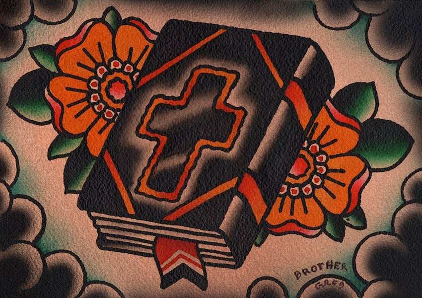 Black Market Art Company The Good Book Print - Black Market Art Company - Flyclothing LLC