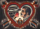 Black Market Art Company The Lovers Print - Black Market Art Company - Flyclothing LLC