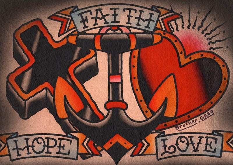 Black Market Art Company These Three Things Print - Black Market Art Company - Flyclothing LLC