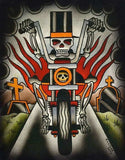 Black Market Art Company Top Hat Rider Print - Black Market Art Company - Flyclothing LLC