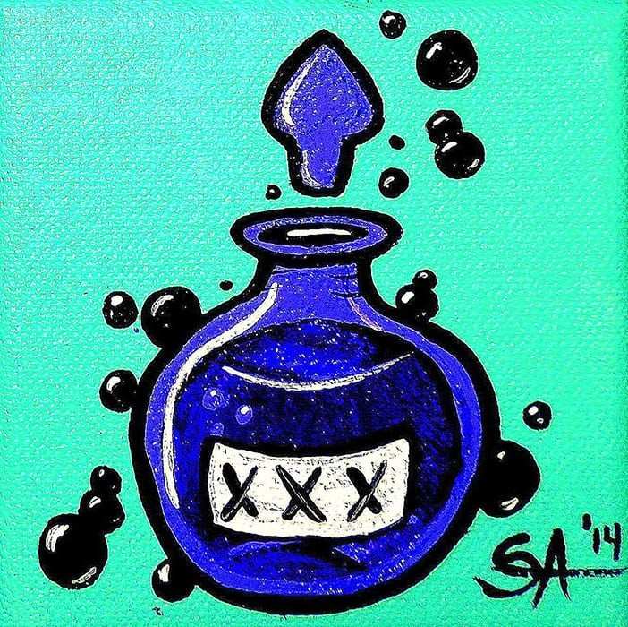 Black Market Art Company Toxic Potion Print - Black Market Art Company - Flyclothing LLC