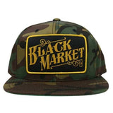 Black Market Art Company Black Market Snap Back Camo Hat Print - Black Market Art Company - Flyclothing LLC
