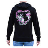 Black Market Art Company Pink Panther Women's Light Weight Zip Hoodie - Black Market Art Company - Flyclothing LLC