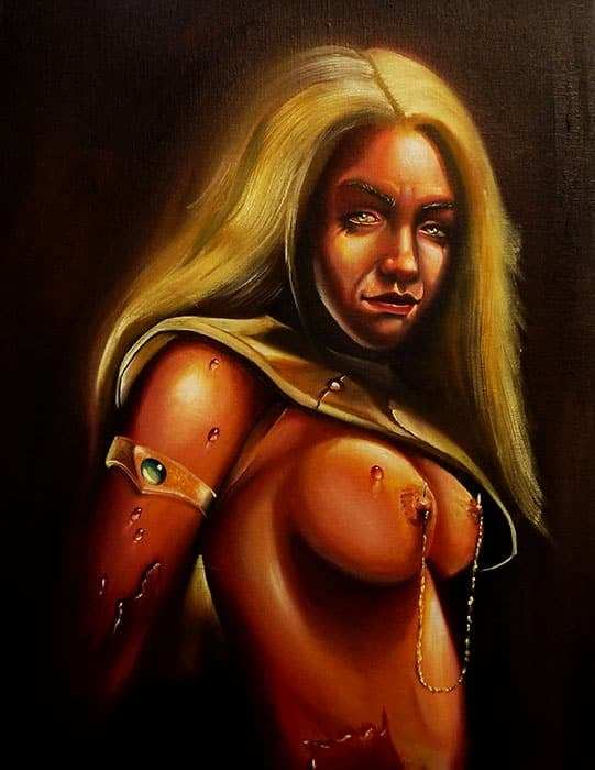 Black Market Art Company Blonde Viking Print - Black Market Art Company - Flyclothing LLC