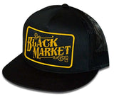 Black Market Art Company Black Market Gold Trucker Hat Print - Black Market Art Company - Flyclothing LLC
