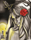 Black Market Art Company Her Night Print - Black Market Art Company - Flyclothing LLC