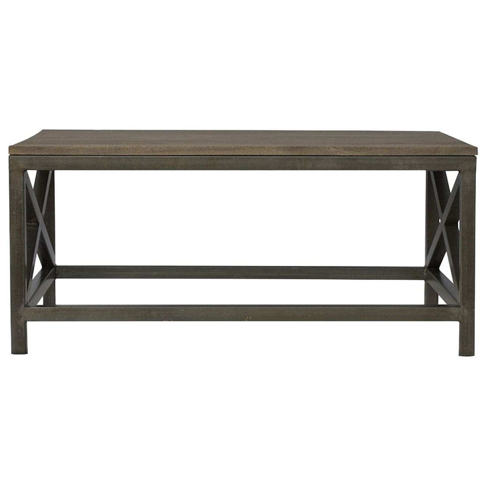 Industrial Cross Metal Coffee Table - Artisan Furniture - Flyclothing LLC