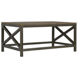 Industrial Cross Metal Coffee Table - Artisan Furniture - Flyclothing LLC