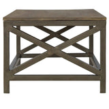 Industrial Cross Metal Coffee Table - Artisan Furniture - Flyclothing LLC