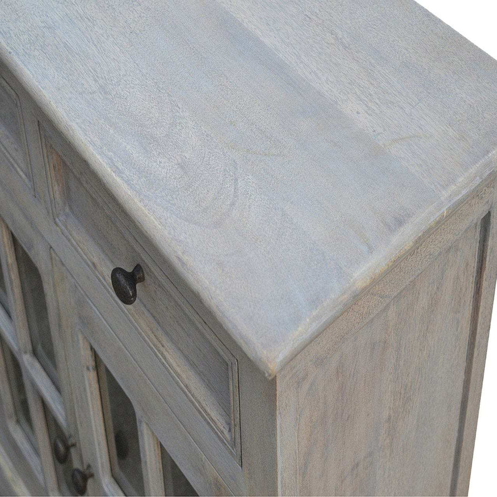 Stone Acid Wash Glazed Sideboard - Artisan Furniture - Flyclothing LLC
