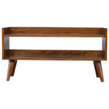 Chestnut Nordic Storage Bench - Artisan Furniture - Flyclothing LLC