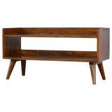Chestnut Nordic Storage Bench - Artisan Furniture - Flyclothing LLC