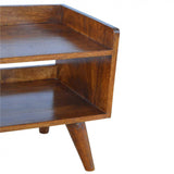 Chestnut Nordic Storage Bench - Artisan Furniture - Flyclothing LLC