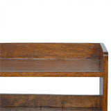 Chestnut Nordic Storage Bench - Artisan Furniture - Flyclothing LLC
