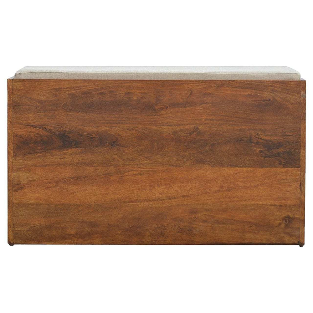 Mud Linen Pull out Shoe Bench - Artisan Furniture - Flyclothing LLC