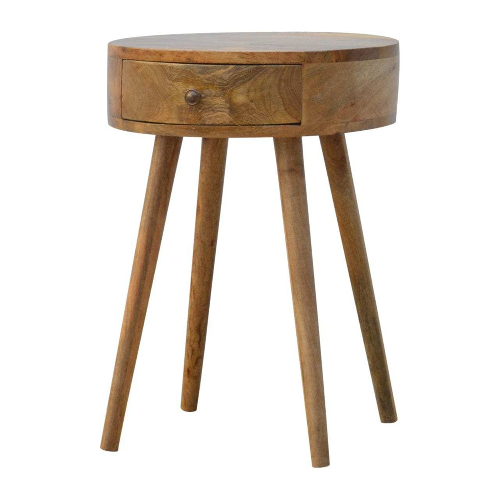 Nordic Circular Shaped Bedside - Artisan Furniture - Flyclothing LLC