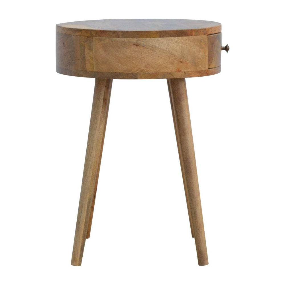 Nordic Circular Shaped Bedside - Artisan Furniture - Flyclothing LLC