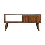 Chestnut Prism Sliding Media Unit - Artisan Furniture - Flyclothing LLC