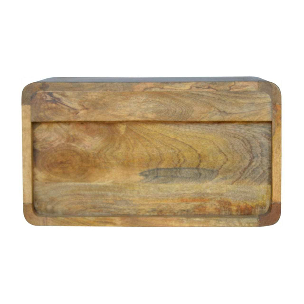 Floating Curve Open Slot Bedside - Artisan Furniture - Flyclothing LLC