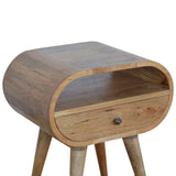 Circular Open Slot Bedside - Artisan Furniture - Flyclothing LLC