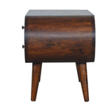 Chestnut Circular Media Unit - Artisan Furniture - Flyclothing LLC