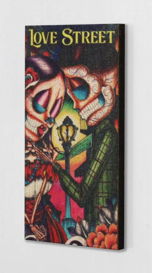 Black Market Art Company Love Street & Wood Refrigerator Magnet Print - Black Market Art Company - Flyclothing LLC