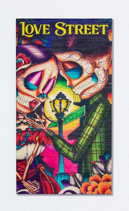 Black Market Art Company Love Street & Wood Refrigerator Magnet Print - Black Market Art Company - Flyclothing LLC