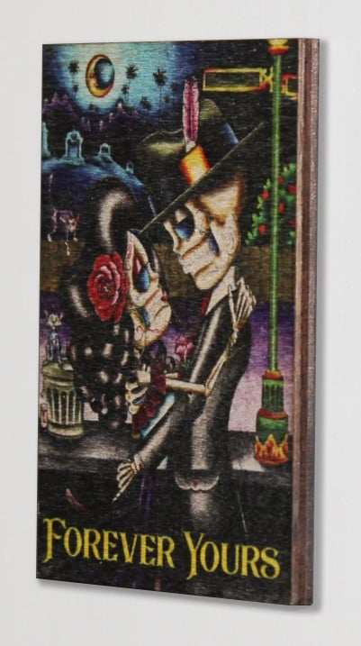 Black Market Art Company Forever Yours & Wood Refrigerator Magnet Print - Black Market Art Company - Flyclothing LLC