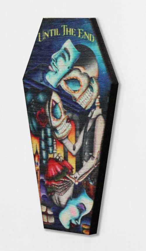 Black Market Art Company Until The End & Wood Refrigerator Magnet Print - Black Market Art Company - Flyclothing LLC