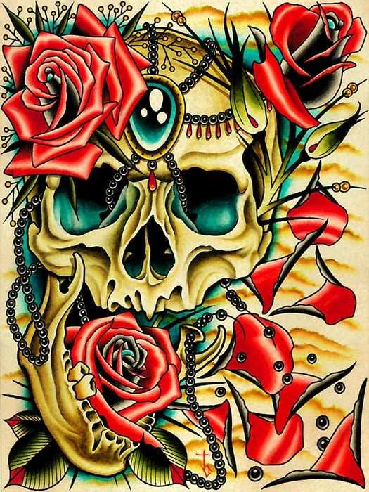 Black Market Art Company Petals Print - Black Market Art Company - Flyclothing LLC