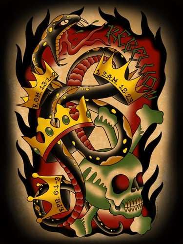 Black Market Art Company Rebellion Print - Black Market Art Company - Flyclothing LLC