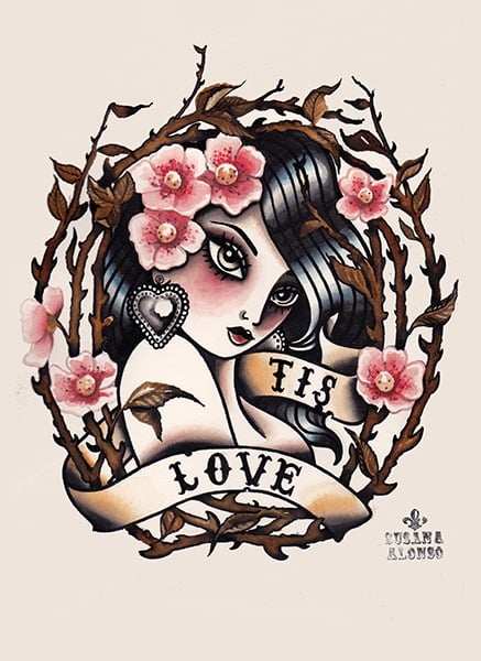 Black Market Art Company Tis Love Print - Black Market Art Company - Flyclothing LLC
