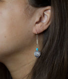 Purple Agate Chucky Sterling Silver Drop Earrings - Barse Jewelry - Flyclothing LLC