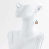 Purple Agate Chucky Sterling Silver Drop Earrings - Barse Jewelry - Flyclothing LLC