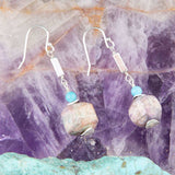 Purple Agate Chucky Sterling Silver Drop Earrings - Barse Jewelry - Flyclothing LLC