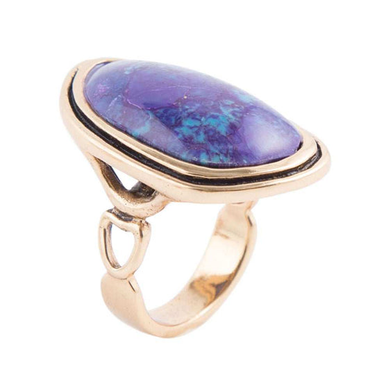 Purple Turquoise Statement Ring - Barse Jewelry - Flyclothing LLC
