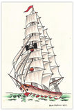 Black Market Art Company Pyrate Ship Print - Black Market Art Company - Flyclothing LLC