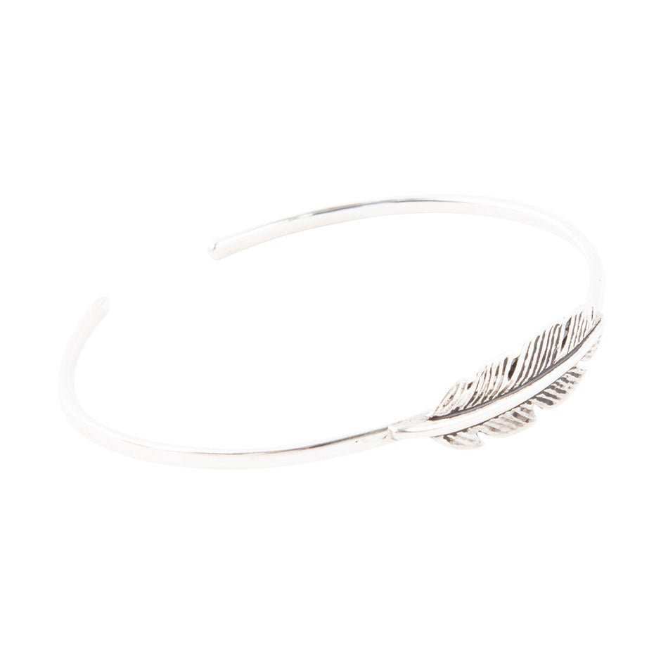 Quill Sterling Feather Cuff Bracelet - Barse Jewelry - Flyclothing LLC
