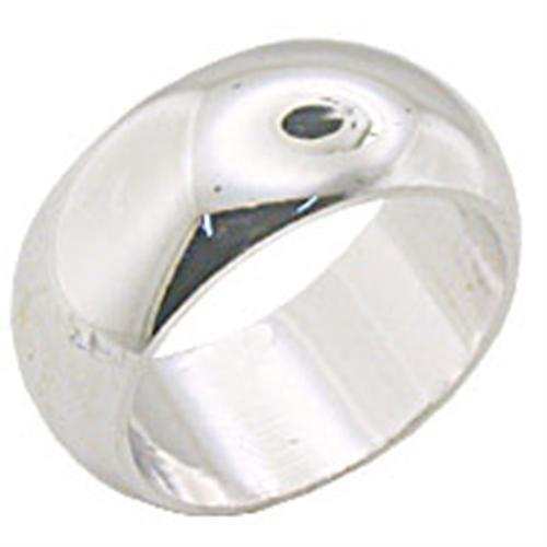 R2243 - Rhodium Brass Ring with No Stone - Alamode - Flyclothing LLC