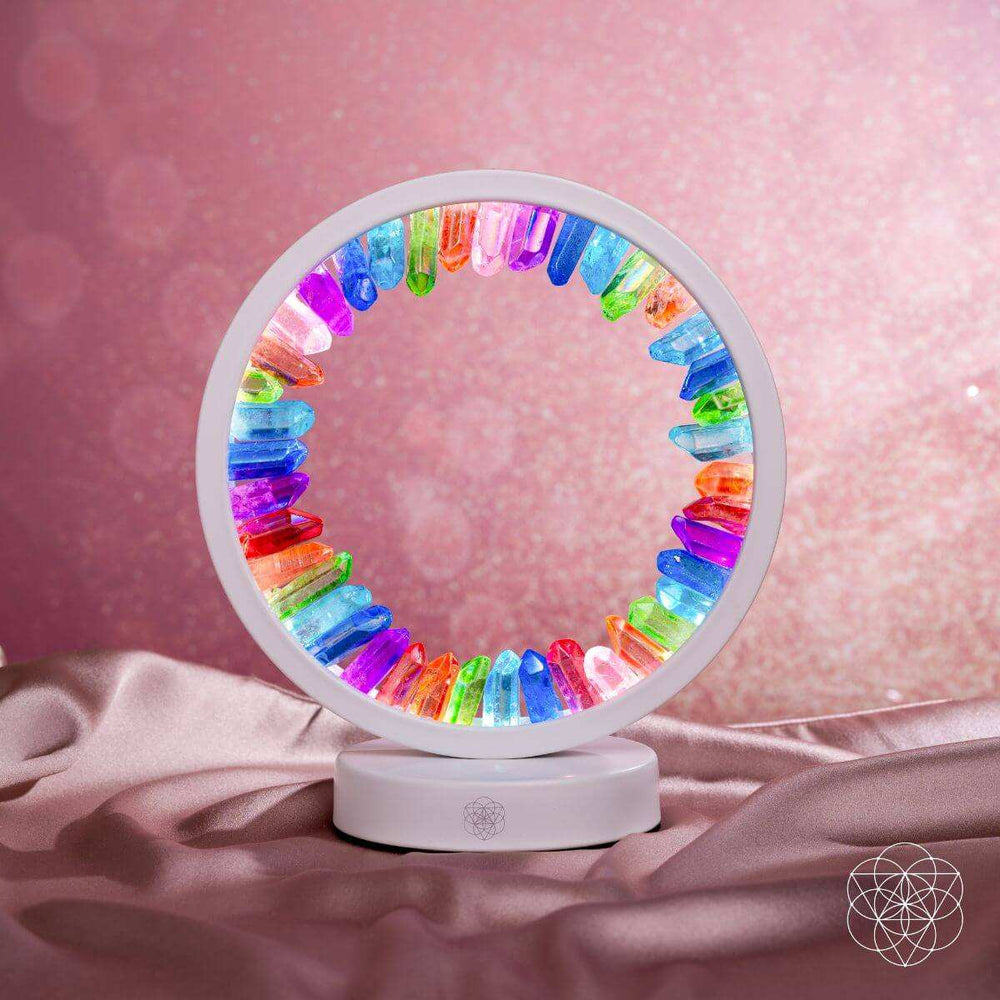 Rainbow After the Storm - Clear Quartz Lamp of Hope - Conscious Items - Flyclothing LLC