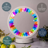 Rainbow After the Storm - Clear Quartz Lamp of Hope - Conscious Items - Flyclothing LLC